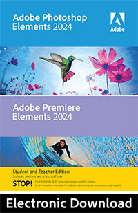 Adobe Photoshop Elements 2024 & Premiere Elements 2024 - Schülerinnen und Schüler, Studierende, Azubis und Lehrende