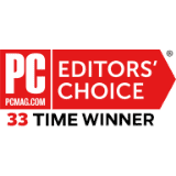 PC Mag Editors Choice 33 Time Winner